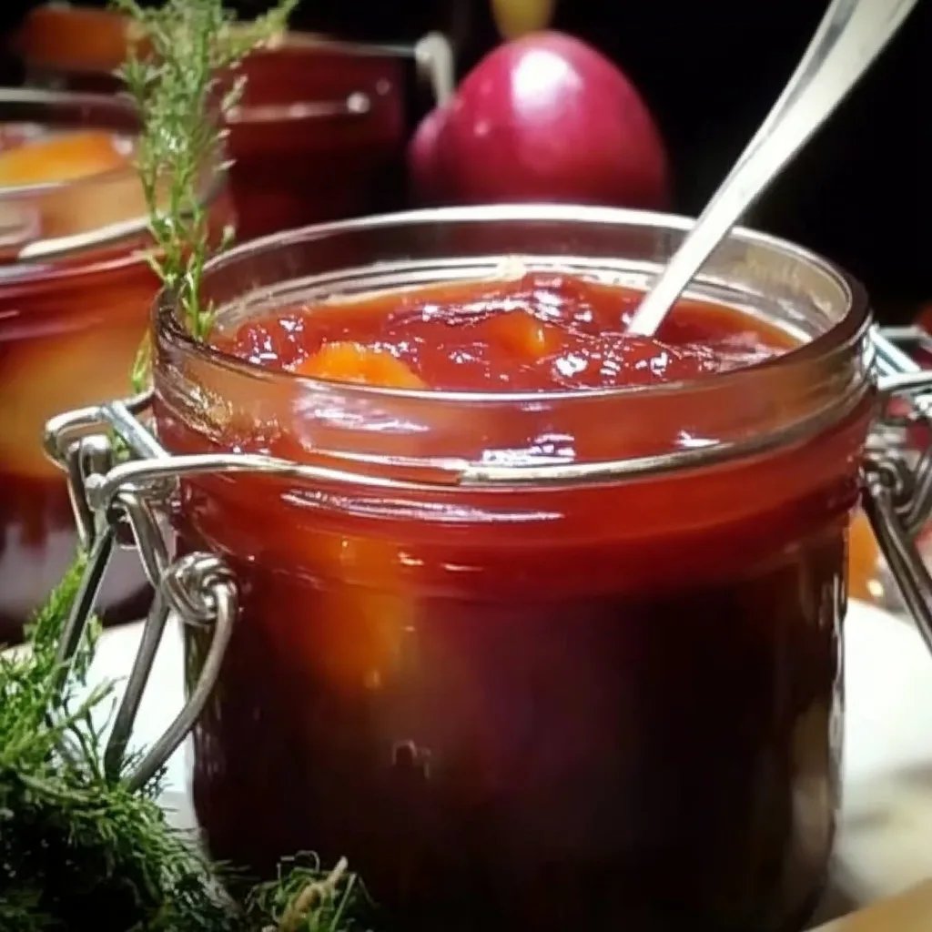 Saisonale Pflaumen-Birnen-Marmelade