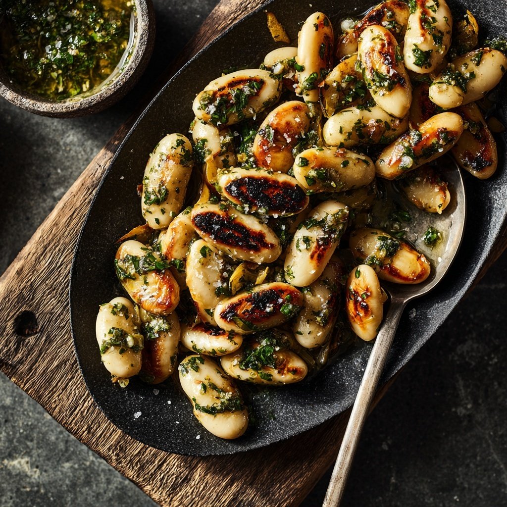 Grill Beilagen Mit Weißen Bohnen