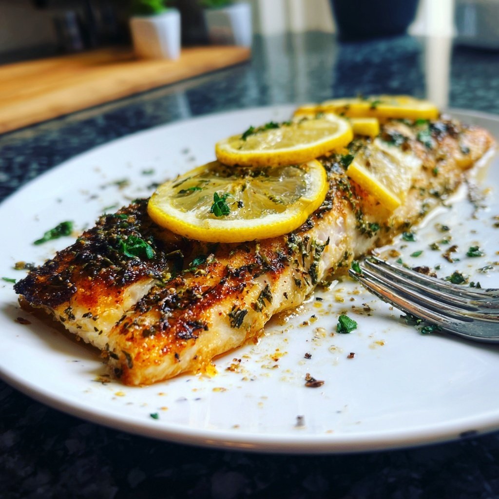 Gesund & Leicht Zitronen-Gegrillter Fisch