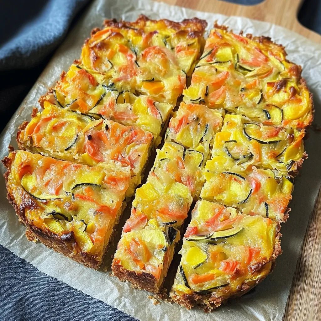 Gemüsekuchen mit Kartoffeln