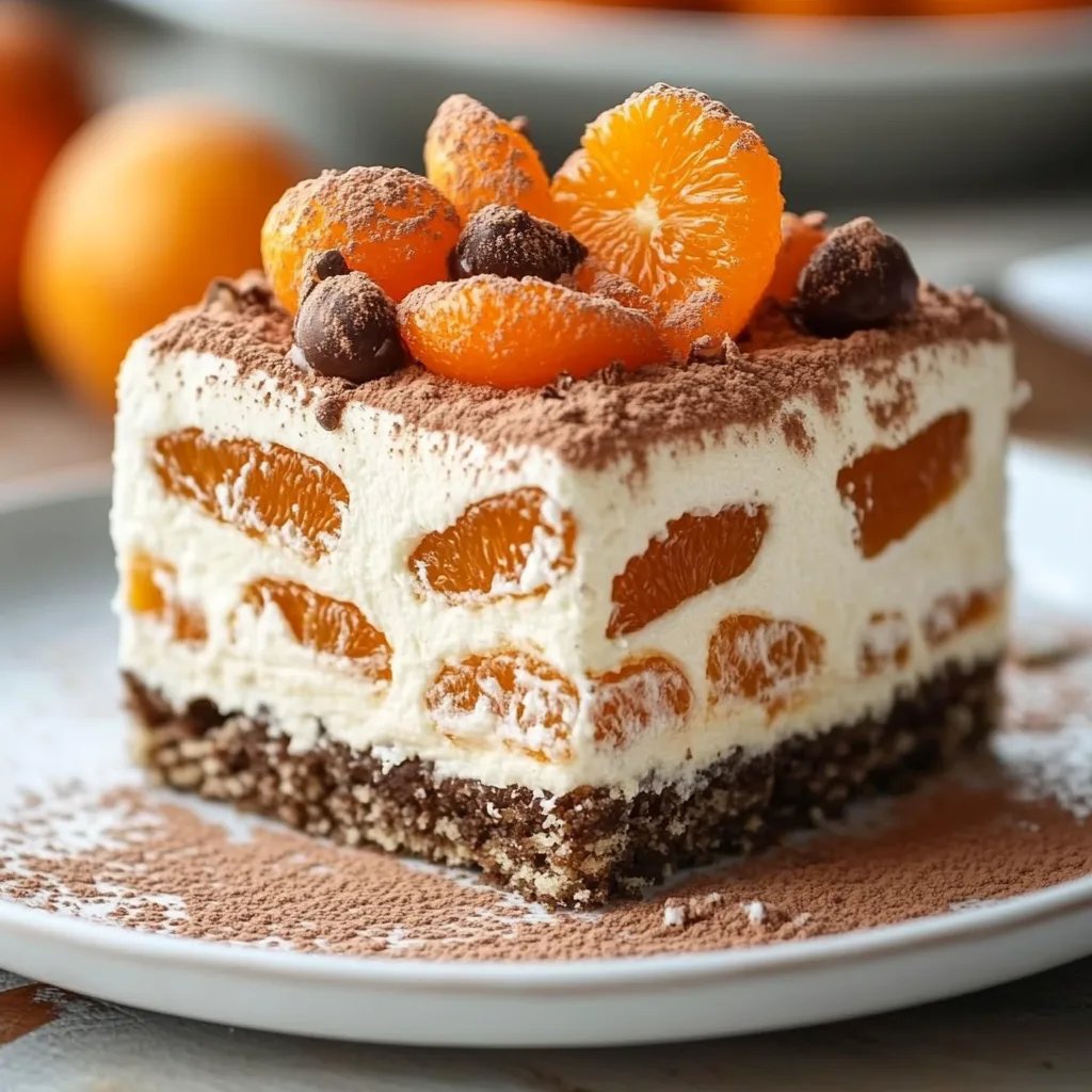 Weihnachts-Tiramisu mit Mandarinen