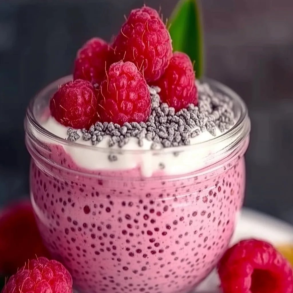 Himbeer-Chia-Pudding