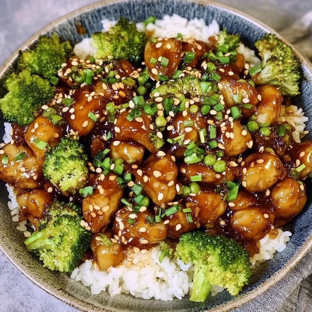 Knoblauch-Brokkoli-Pfannengericht mit Kichererbsen