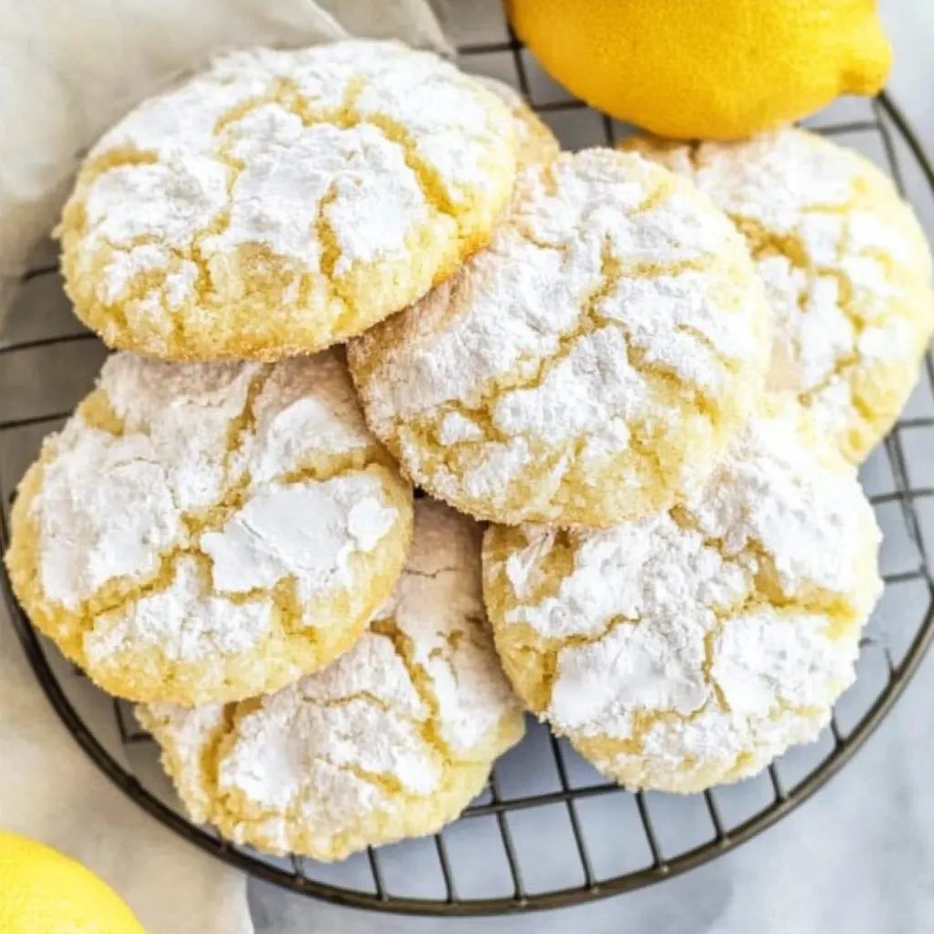 Lemon Crinkle Cookies