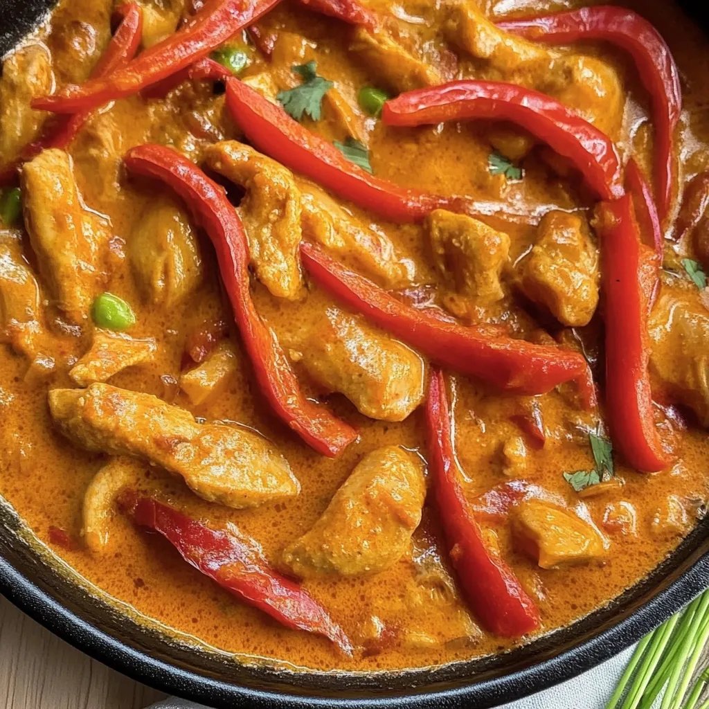 Geschnetzeltes mit Paprika